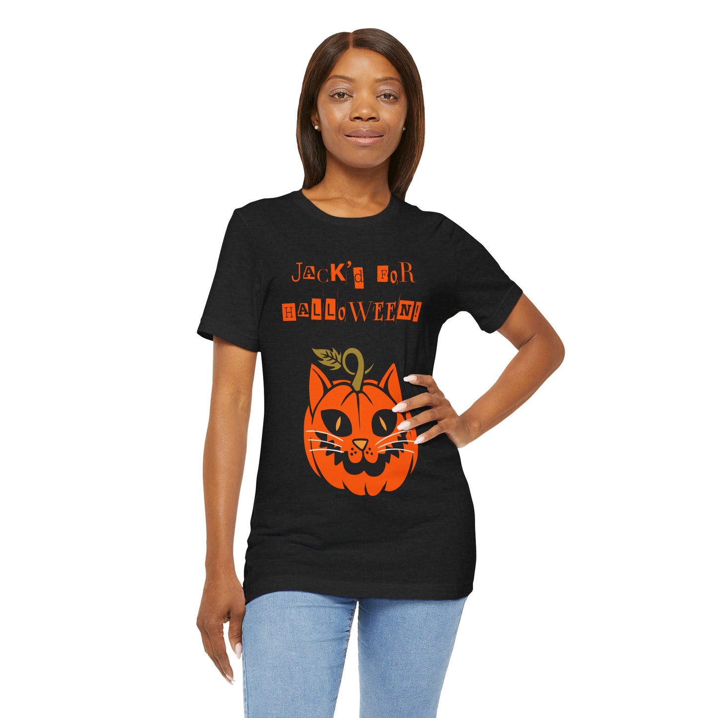 Jack'd For Halloween Cat T-shirt