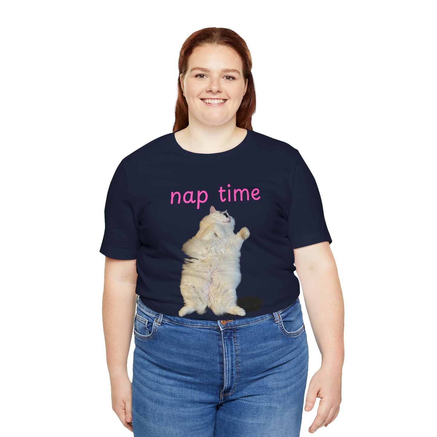 Nap Time Cat Unisex Tee - Cute Pet Lover Gift