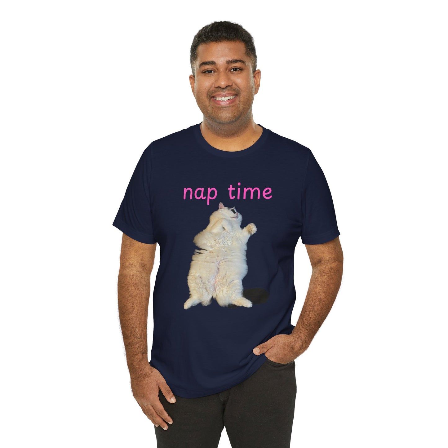 Nap Time Cat Unisex Tee - Cute Pet Lover Gift