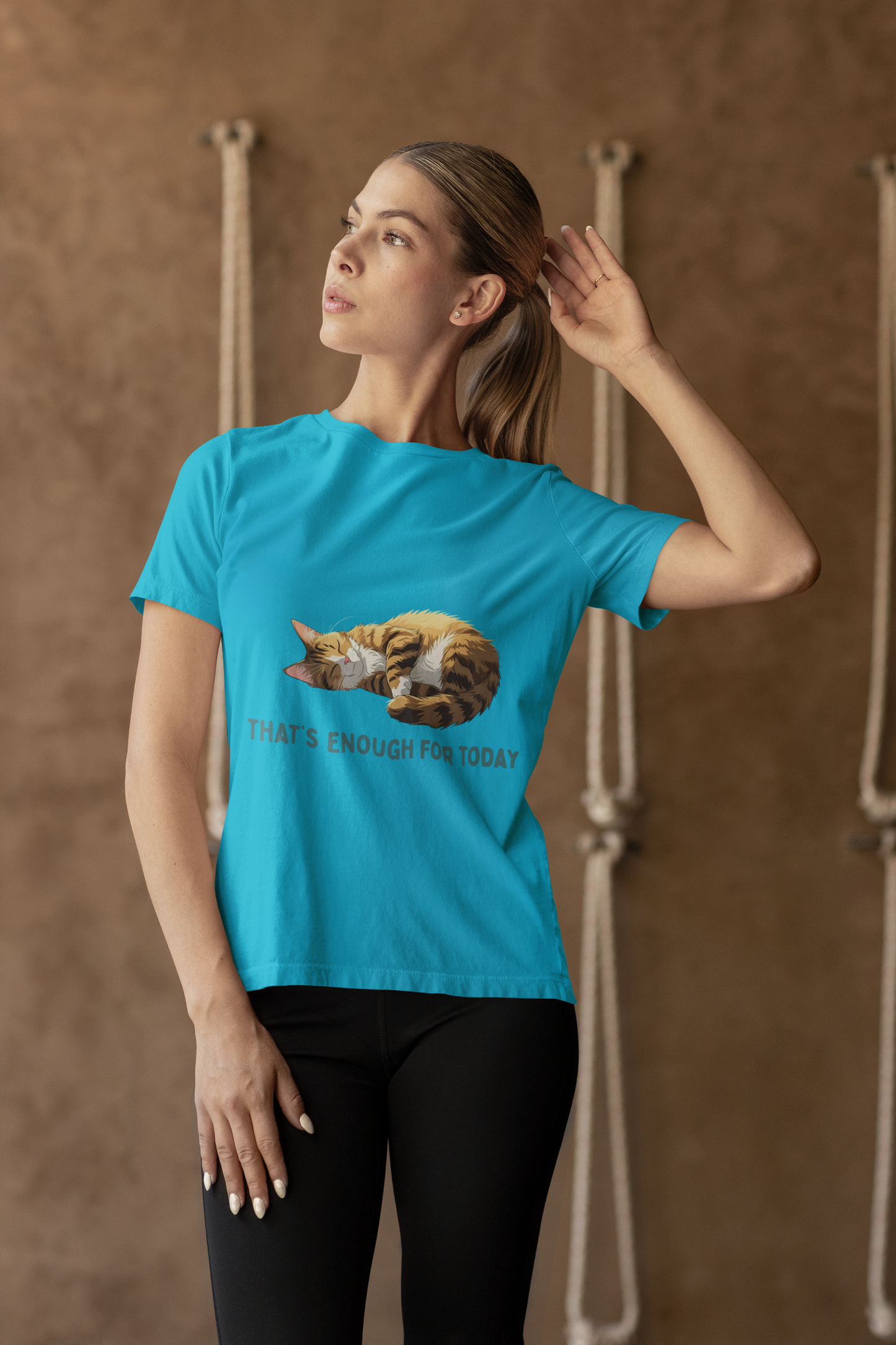 Cozy Cat Nap Tee | Had Enough for the Day!