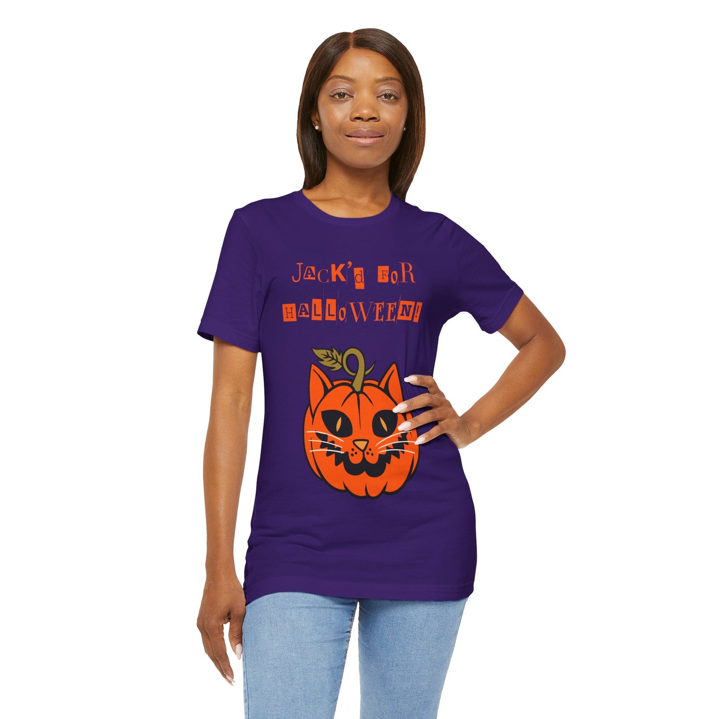 Jack'd For Halloween Cat T-shirt