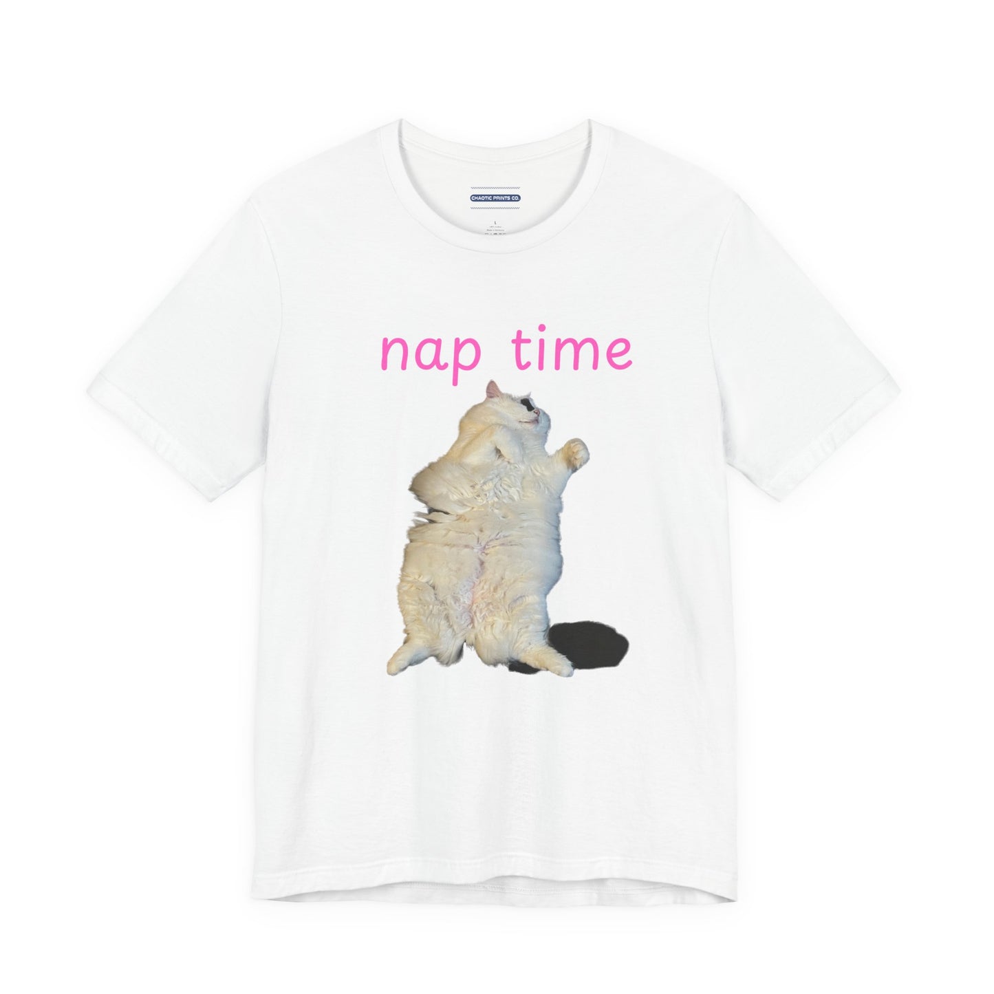 Nap Time Cat Unisex Tee - Cute Pet Lover Gift
