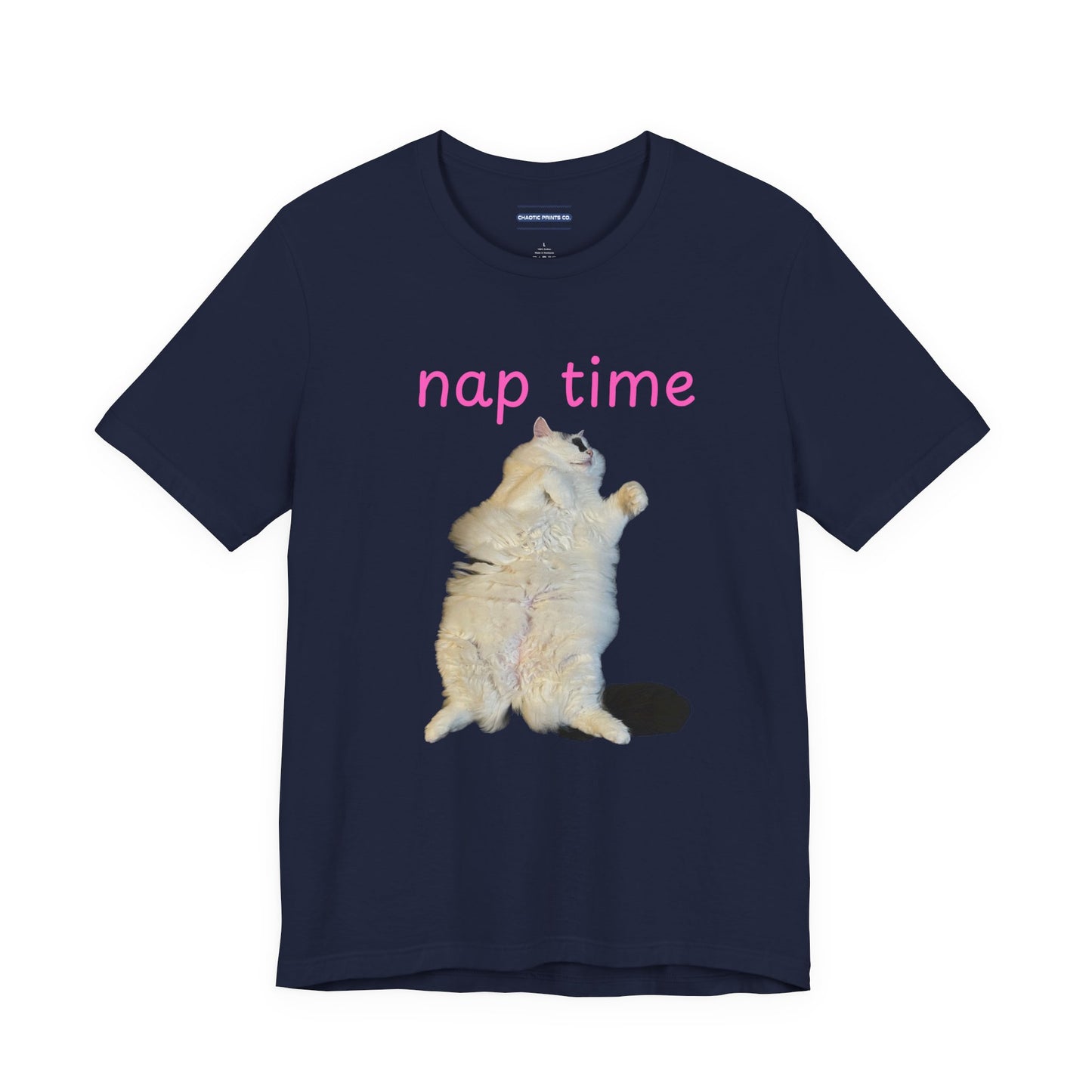 Nap Time Cat Unisex Tee - Cute Pet Lover Gift