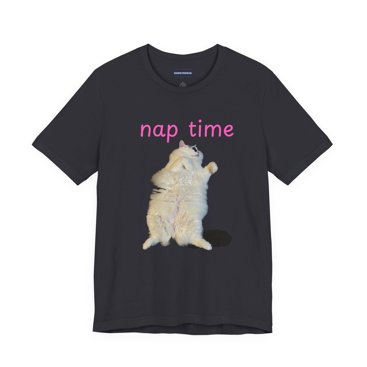 Nap Time Cat Unisex Tee - Cute Pet Lover Gift