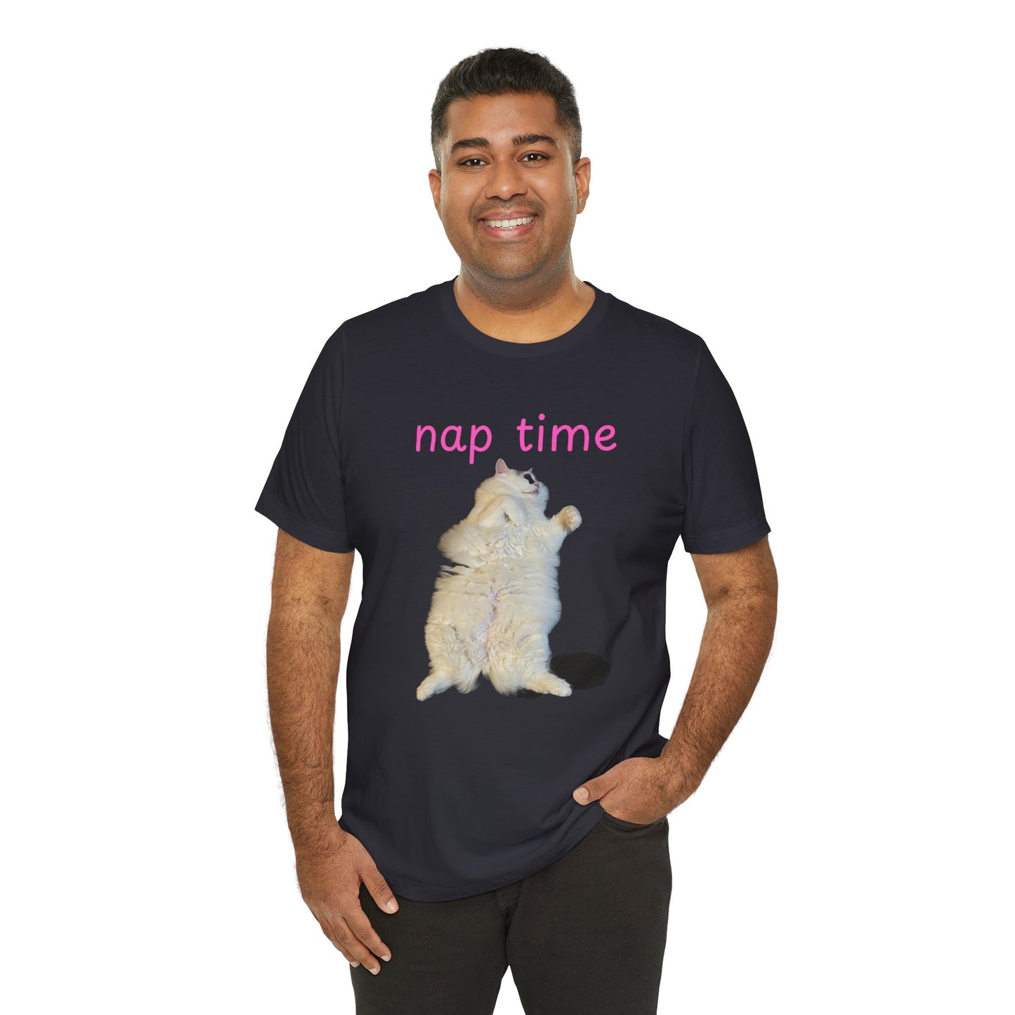 Nap Time Cat Unisex Tee - Cute Pet Lover Gift
