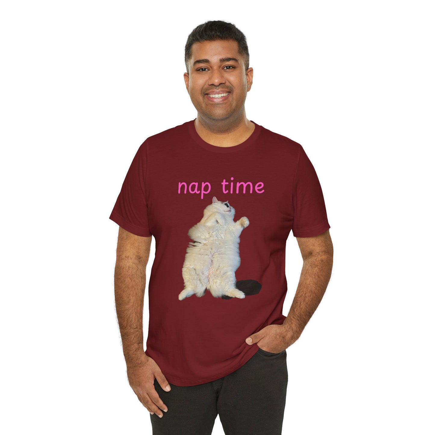 Nap Time Cat Unisex Tee - Cute Pet Lover Gift