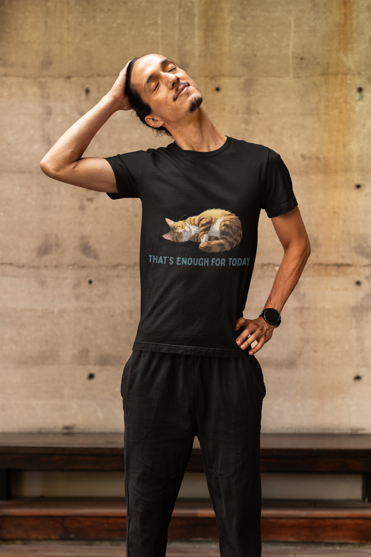Cozy Cat Nap Tee | Had Enough for the Day!
