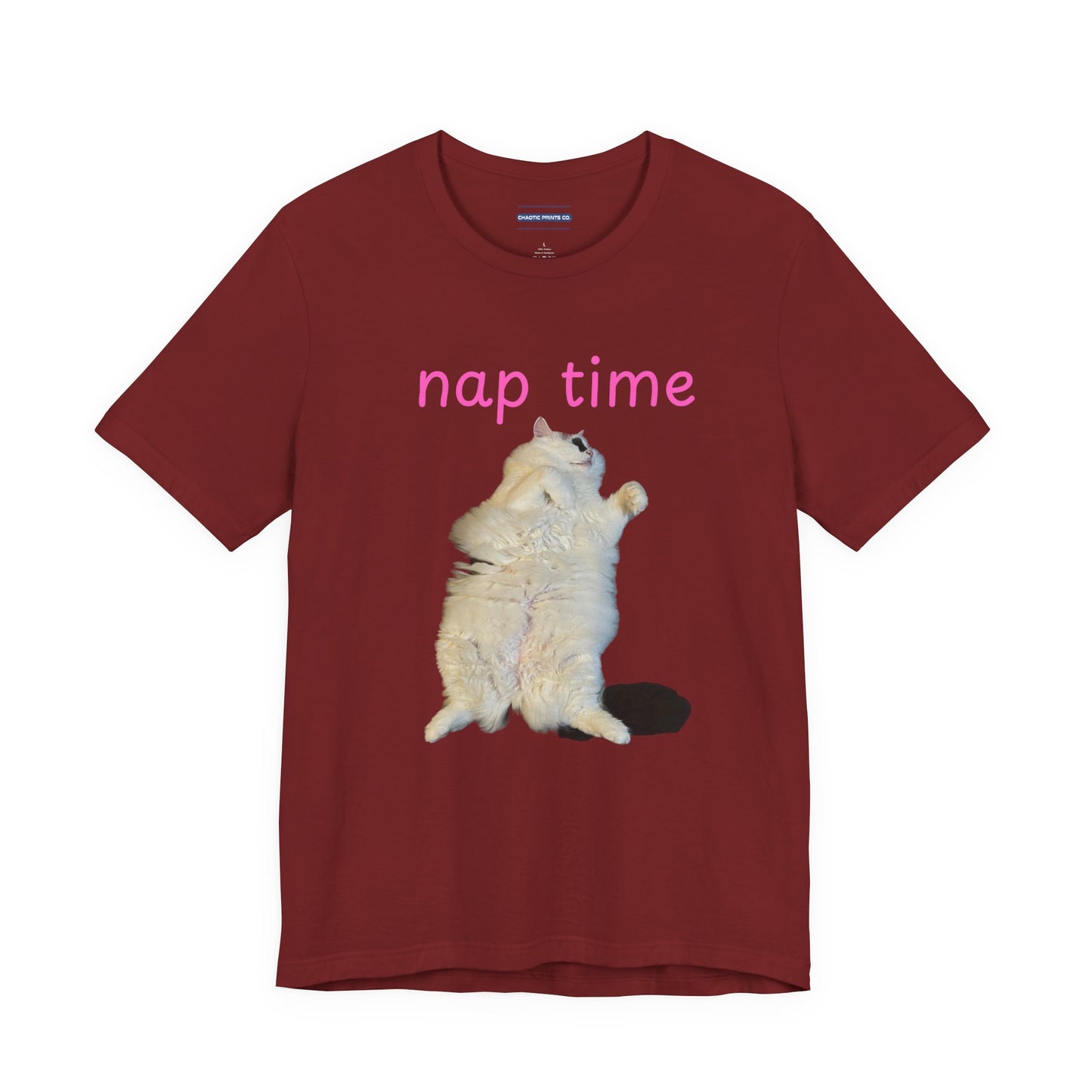 Nap Time Cat Unisex Tee - Cute Pet Lover Gift