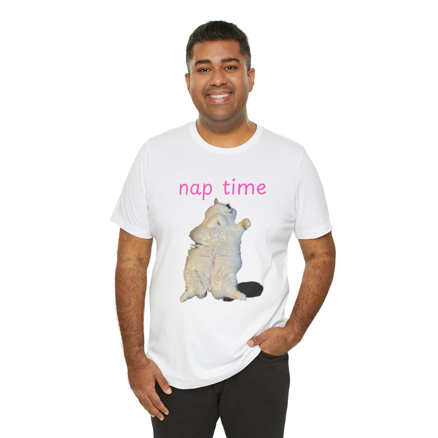 Nap Time Cat Unisex Tee - Cute Pet Lover Gift