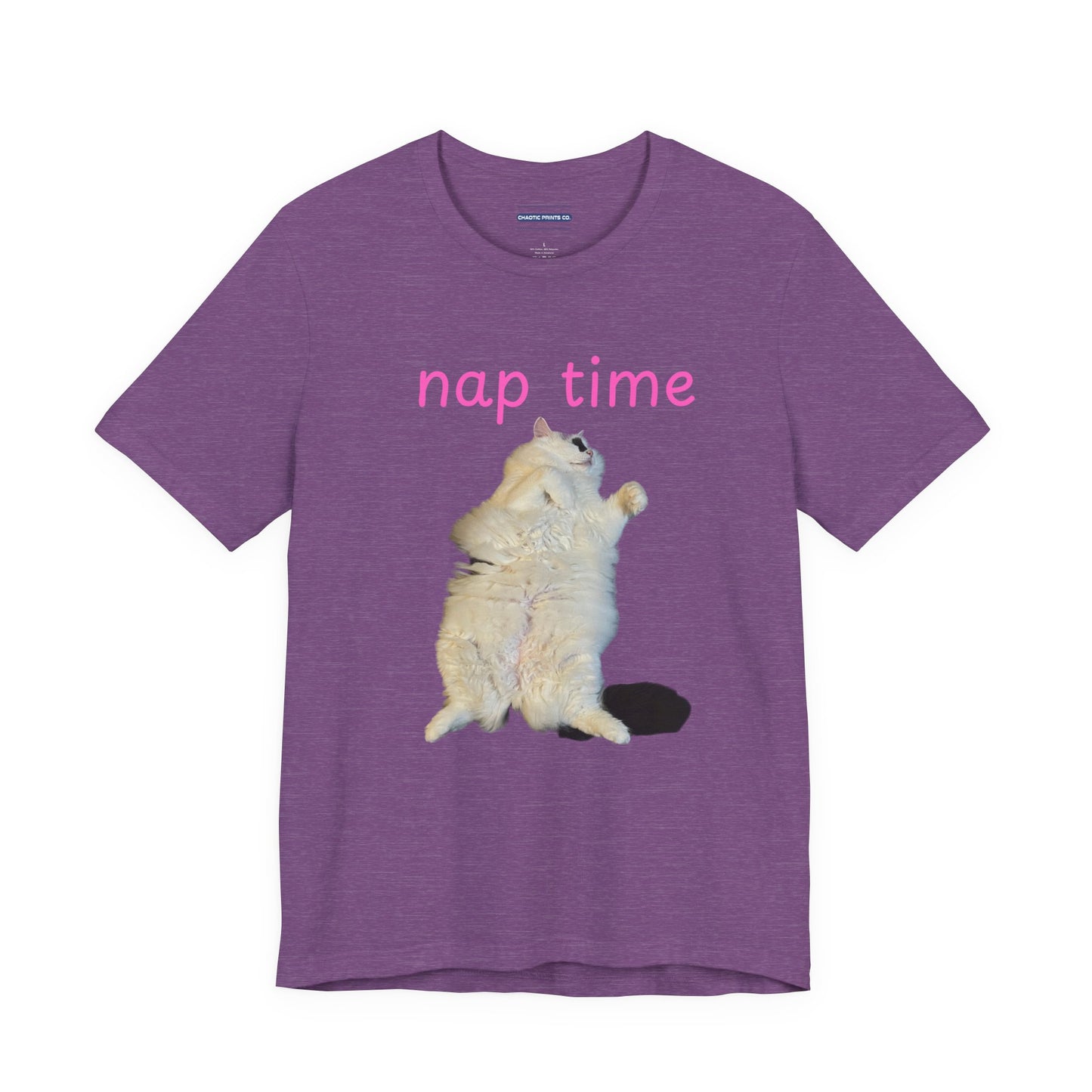 Nap Time Cat Unisex Tee - Cute Pet Lover Gift