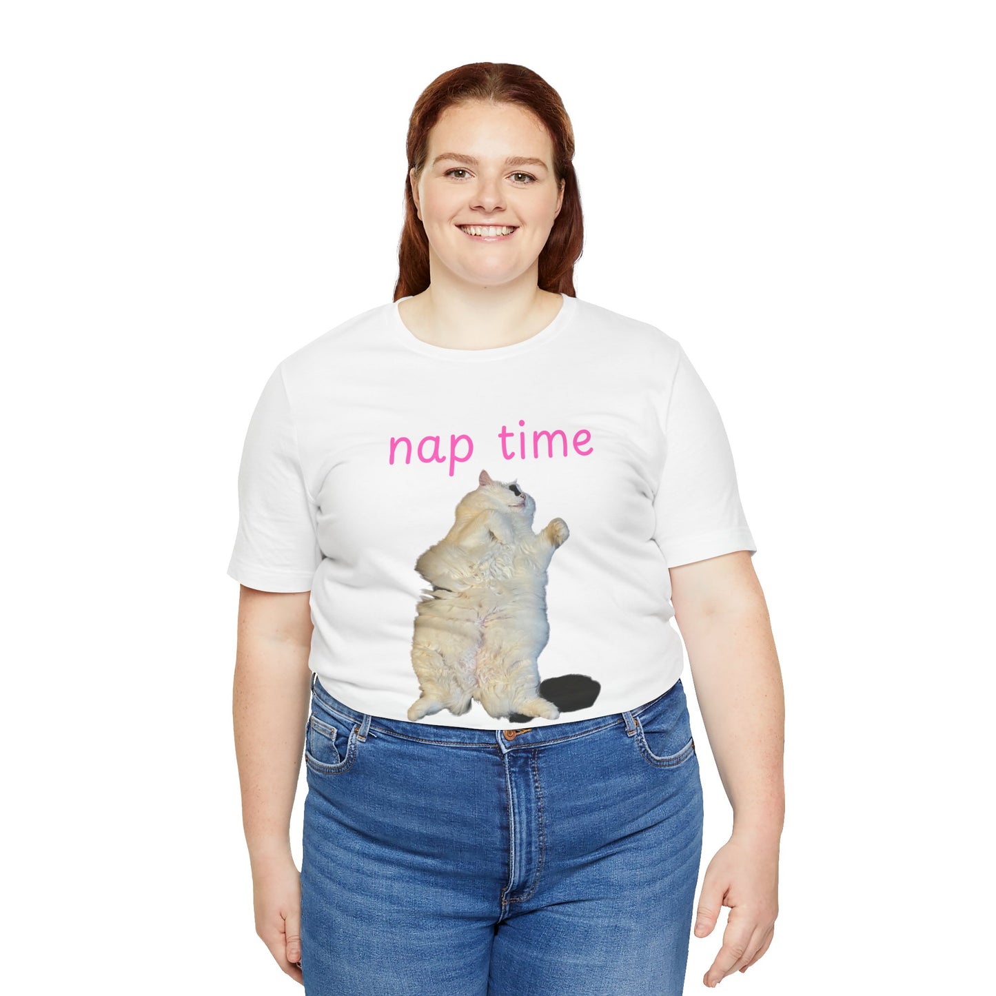 Nap Time Cat Unisex Tee - Cute Pet Lover Gift