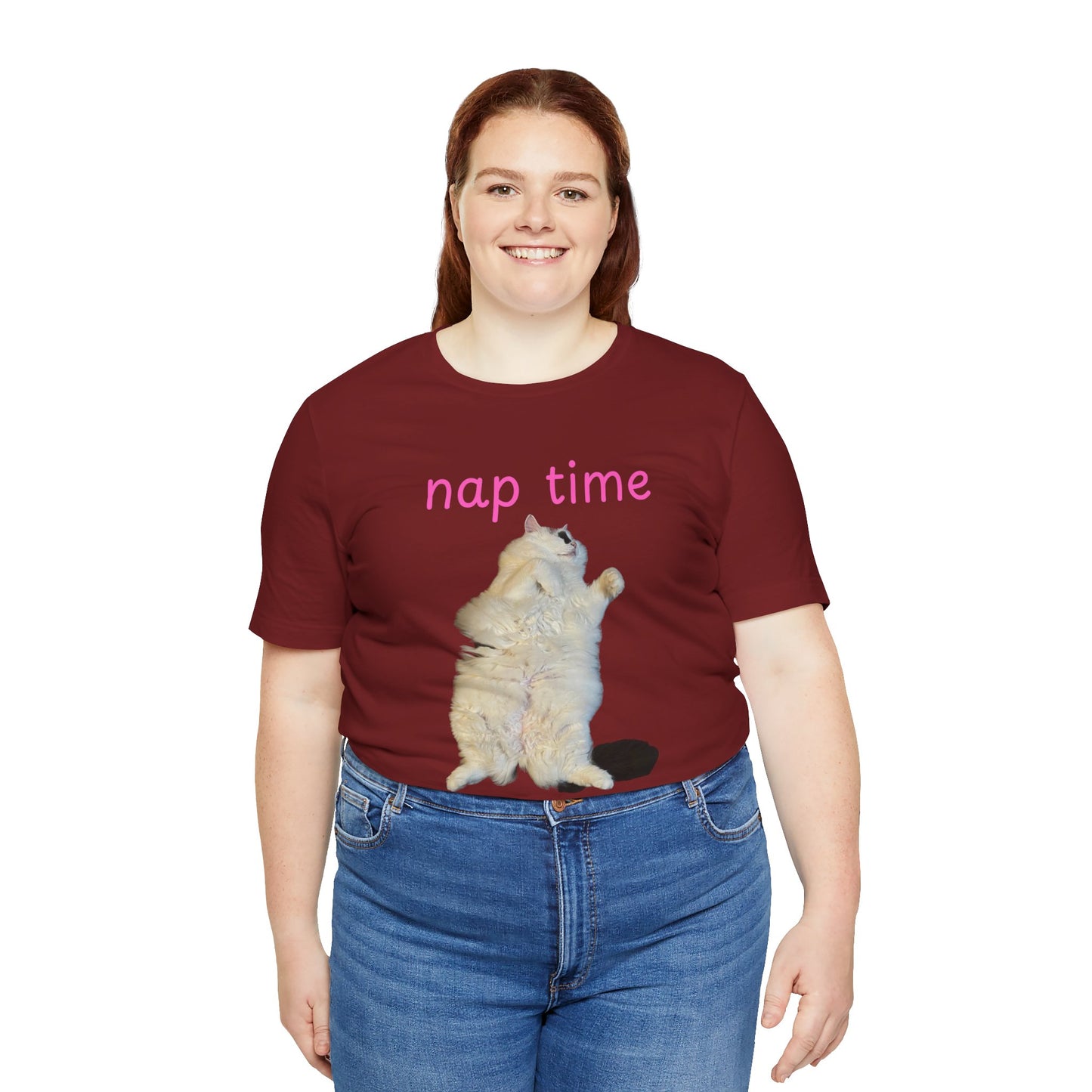 Nap Time Cat Unisex Tee - Cute Pet Lover Gift
